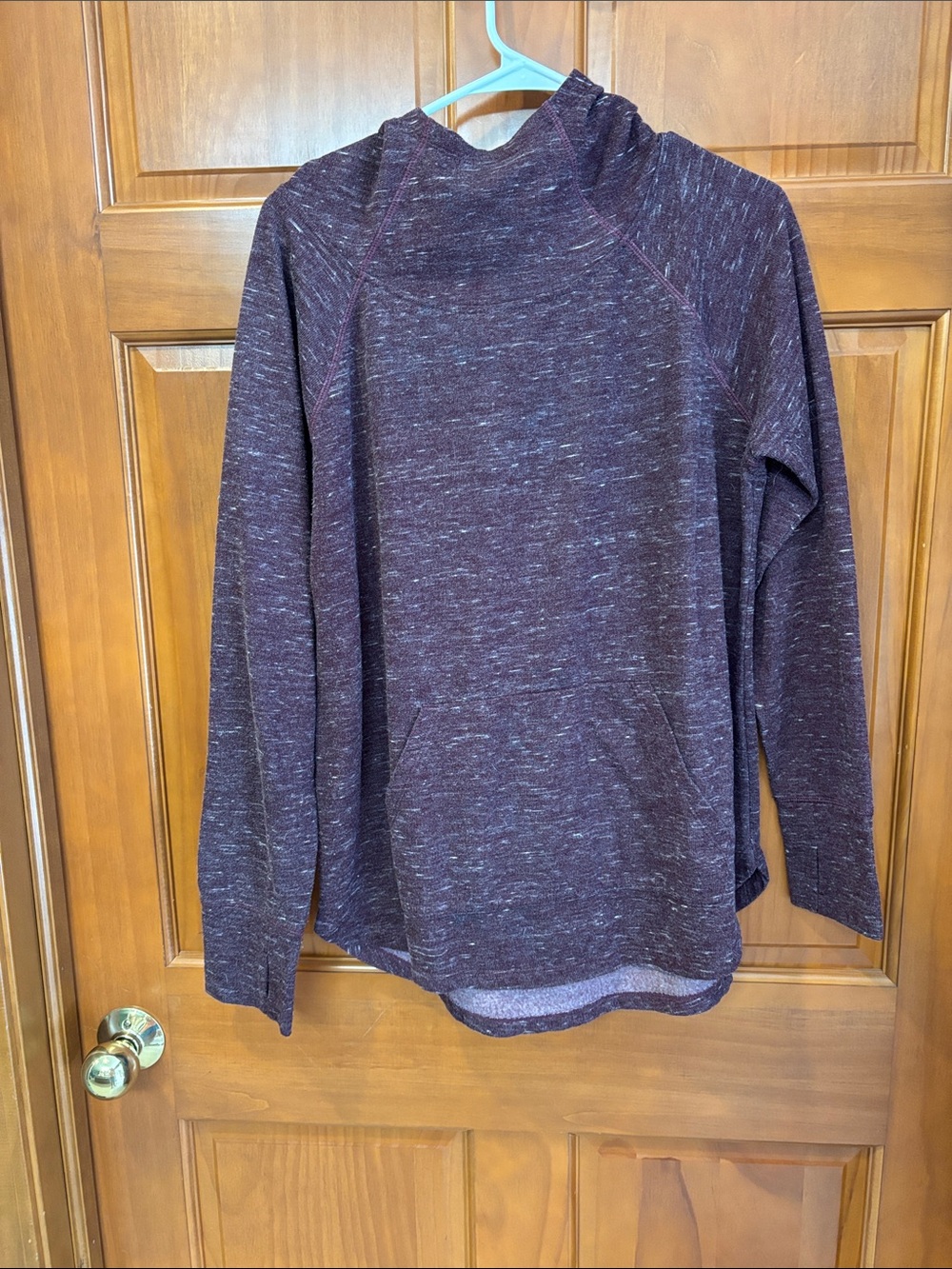 Athletic Works Maroon Heather Pullover Hoodie